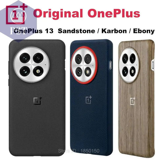 OnePlus 13 Magnetic Case Sandstone Karbon Wood Texture Bumper Original OnePlus 13 Matte Cover Back Phone Case - Property & Safety Tradings