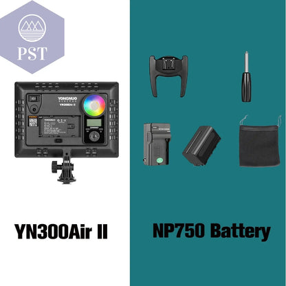 RGB Adjustable LED Camera Light with Adapter      4 PST PS Tradings