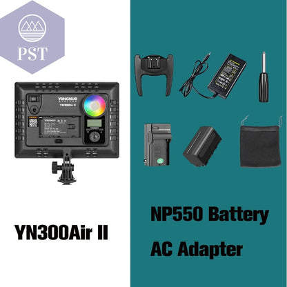 RGB Adjustable LED Camera Light with Adapter      5 PST PS Tradings