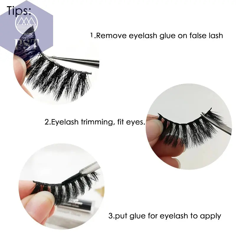SHIDISHANGPIN 5 Pairs Eyelashes Natural Mink Eyelashes Fluffy 3D Mink Lashes Thick False Eyelashes Makeup Fake Eyelashes cilios PST PS Tradings  PST PS Tradings  PST PS Tradings