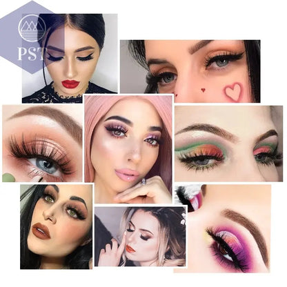 SHIDISHANGPIN 5 Pairs Eyelashes Natural Mink Eyelashes Fluffy 3D Mink Lashes Thick False Eyelashes Makeup Fake Eyelashes cilios PST PS Tradings  PST PS Tradings  PST PS Tradings