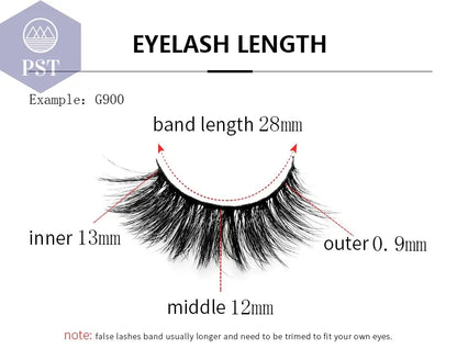 SHIDISHANGPIN 5 Pairs Eyelashes Natural Mink Eyelashes Fluffy 3D Mink Lashes Thick False Eyelashes Makeup Fake Eyelashes cilios PST PS Tradings  PST PS Tradings  PST PS Tradings