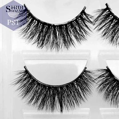 SHIDISHANGPIN 5 Pairs Eyelashes Natural Mink Eyelashes Fluffy 3D Mink Lashes Thick False Eyelashes Makeup Fake Eyelashes cilios PST PS Tradings  PST PS Tradings  PST PS Tradings