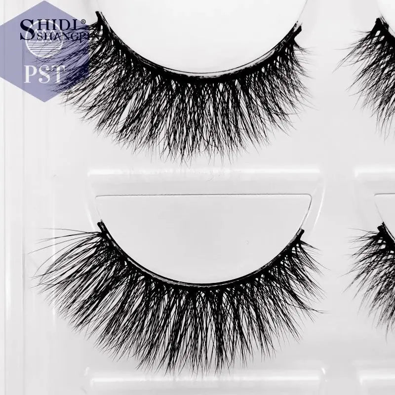SHIDISHANGPIN 5 Pairs Eyelashes Natural Mink Eyelashes Fluffy 3D Mink Lashes Thick False Eyelashes Makeup Fake Eyelashes cilios PST PS Tradings  PST PS Tradings  PST PS Tradings