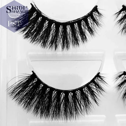 SHIDISHANGPIN 5 Pairs Eyelashes Natural Mink Eyelashes Fluffy 3D Mink Lashes Thick False Eyelashes Makeup Fake Eyelashes cilios PST PS Tradings  PST PS Tradings  PST PS Tradings