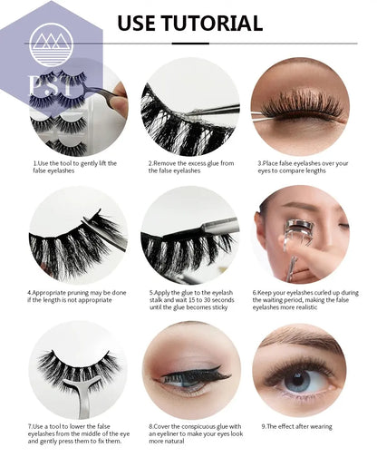 SHIDISHANGPIN 5 Pairs Eyelashes Natural Mink Eyelashes Fluffy 3D Mink Lashes Thick False Eyelashes Makeup Fake Eyelashes cilios PST PS Tradings  PST PS Tradings  PST PS Tradings