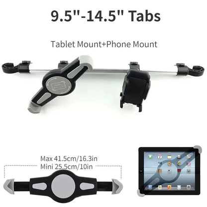 Tablet Holder for Tablet PC Car Back Seat Headrest Mounting Holder Tablet Universal 7-15'' for IPad Xiaomi Samsung Clip Mount - Property & Safety Tradings