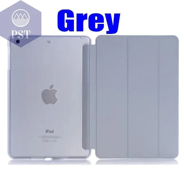 Smart Cover For iPad Mini 1 2 3 4 5 6 7.9 inch Ultra Slim PU Leather Case + PC translucent back case for Apple ipad mini 5 4 3 2 - PST PS Tradings
