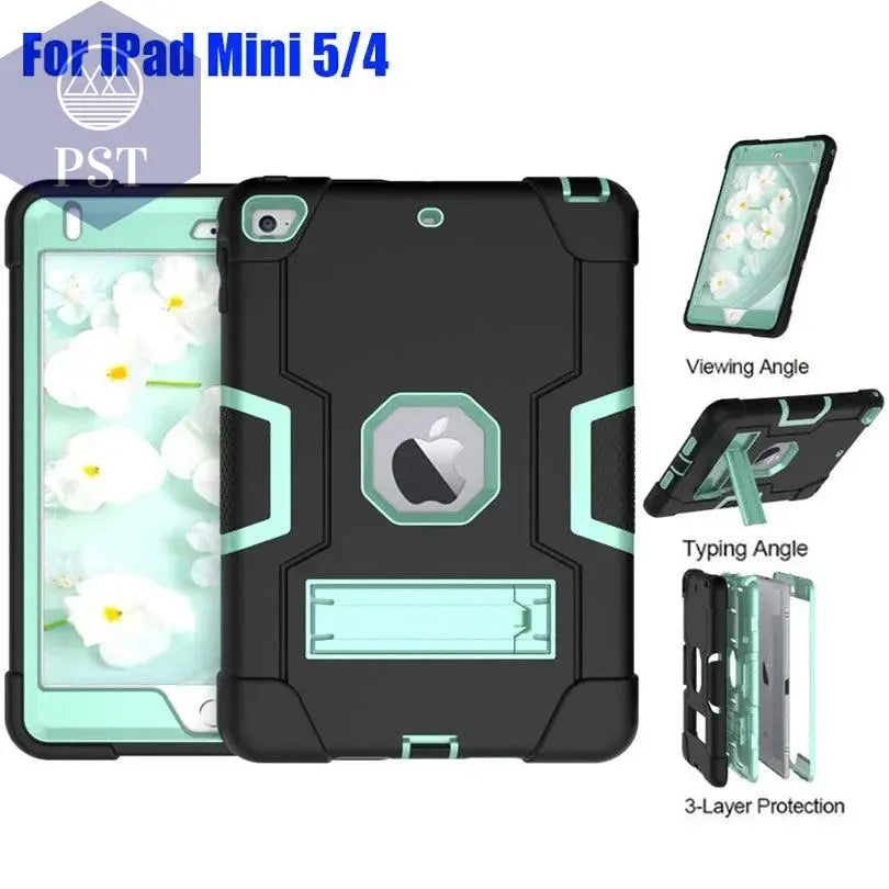Smart Cover For iPad Mini 1 2 3 4 5 6 7.9 inch Ultra Slim PU Leather Case + PC translucent back case for Apple ipad mini 5 4 3 2 - PST PS Tradings