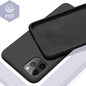 Solid Color Soft Silicone Case for iPhone      iPhone-SE-2020-Black PST PS Tradings