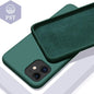 Solid Color Soft Silicone Case for iPhone      iPhone-SE-2020-Dark-Green PST PS Tradings