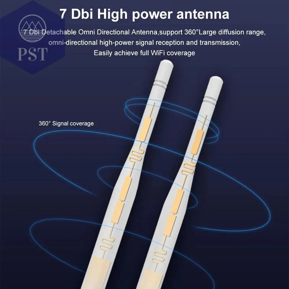 Wavlink N300 High Power Outdoor Weatherproof 30dbm Wireless Wifi Router/AP Repeater/Extender 2.4G 15KV Outer Detachable Antenna - PST PS Tradings