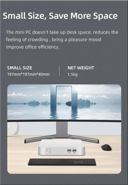 XCY Mini PC Computer Intel Core i5 4200U 3317U i7 4500U J1900 Win10 Win11 Linux Ubuntu Office Desktop HTPC Personal Computer       PST PS Tradings