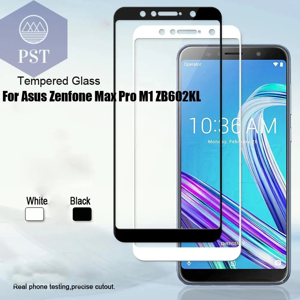ZB602KL Full Tempered Glass For Asus Zenfone Max Pro M1 ZB602KL X00TD Full Coverage Screen Protector Protective Film ZB601KL - PST PS Tradings  PST PS Tradings