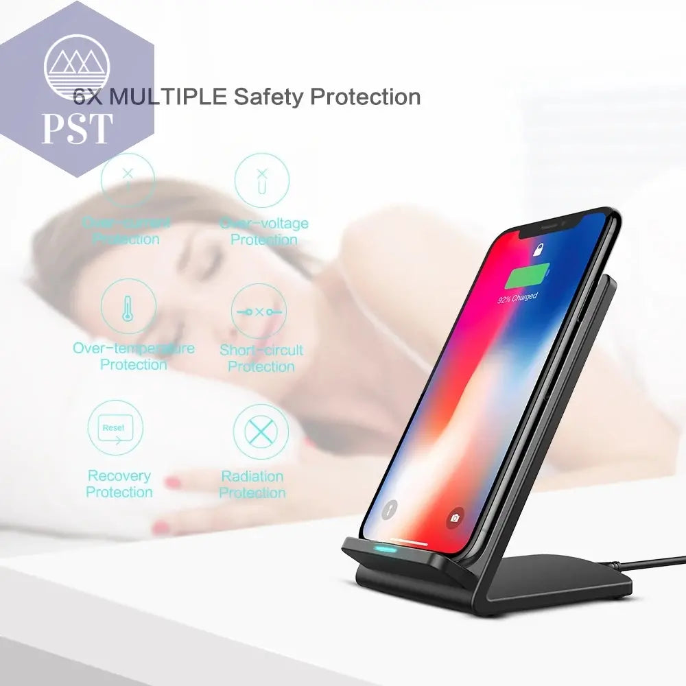 kabelloses Ladegerät Schnelllader Schnellladegerät fast charging max. 30W kabellose 2-in-1 Ladestation um 2 Geräte gleichzeitig zu laden jeweils max. 15W  Cellphones & Telecommunications - Cellphones     PST PS Tradings